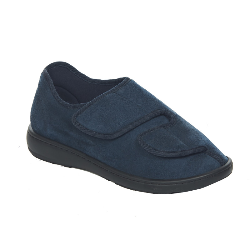 Biotime Drew Unisex Orthotic-Friendly Adjustable Shoes – Leather & Elastic Upper with Carbon Foam Insole, Hand-Washable Comfort, and Lightweight Support