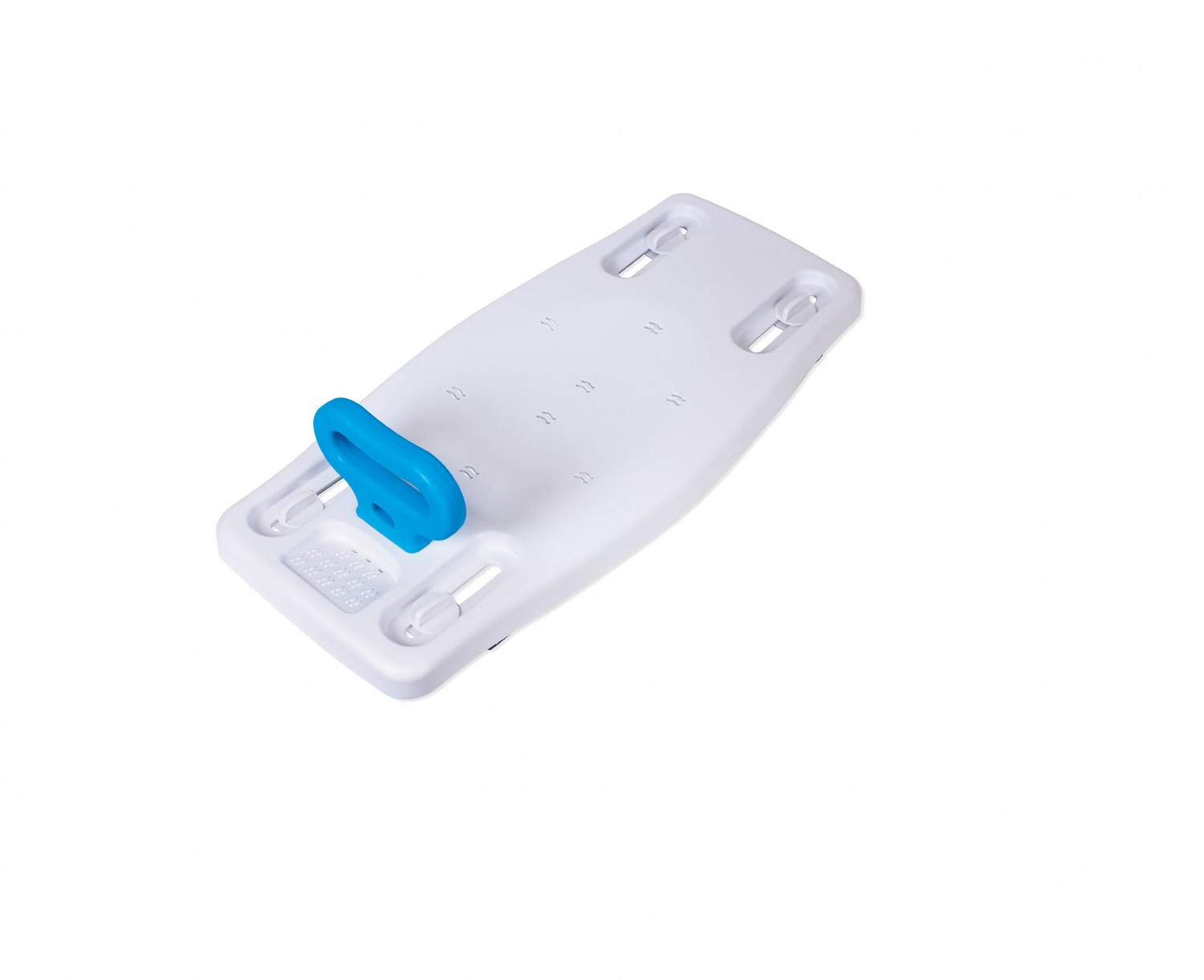 Carex Portable Shower Bench, Adjustable 19"–28" Bathtub Seat with Contoured Design, Travel-Friendly Bath Transfer Bench, 300 lb Capacity