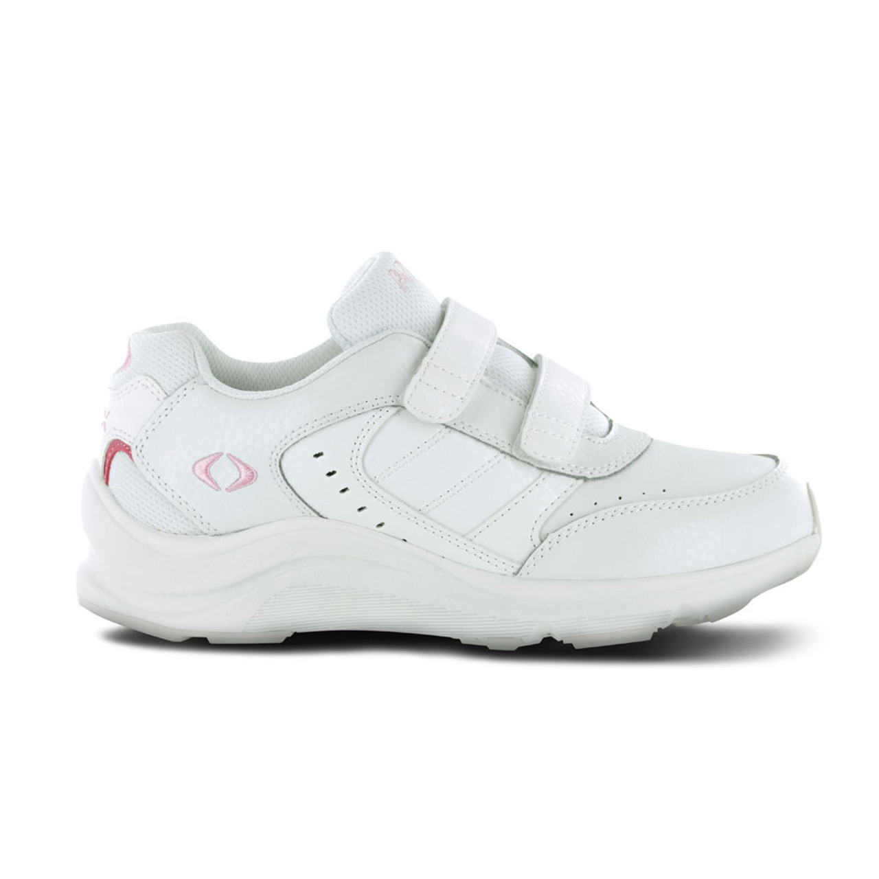 Apex Women's Double Strap Walking Shoe - White